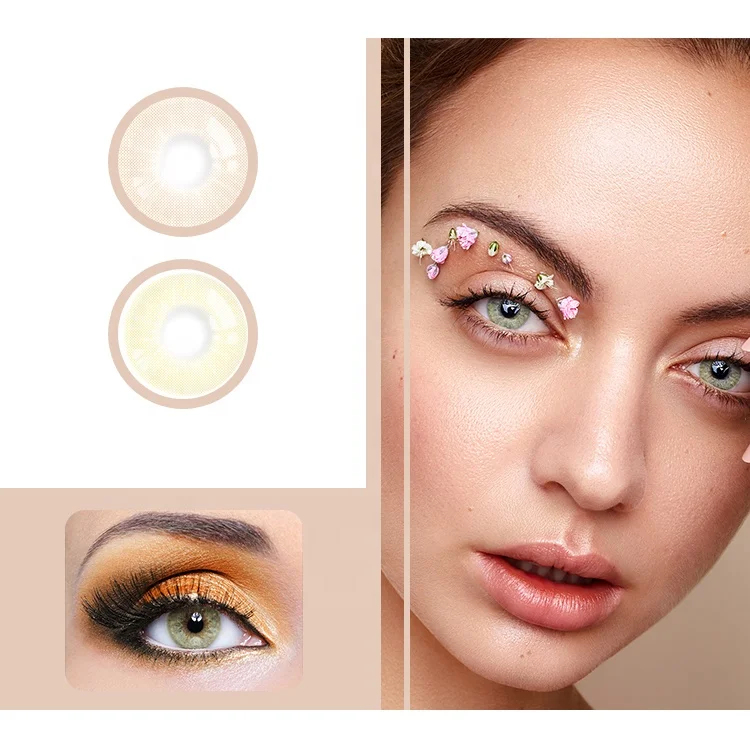Realcon Factory Price HD Natural Colored Contact Lens Yearly Soft Cosmetic Contact lenses Manufactured
Realcon Factory Price HD Natural Colored Contact Lens Yearly Soft Cosmetic Contact lenses Manufactured