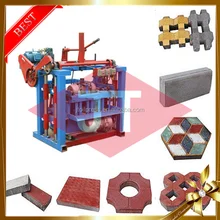 widely used block making building concrete cement lime sand solid small brick moulding machines in south africa