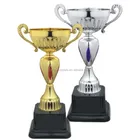 Fashion colored metal trophy sports awards gifts metal race trophy