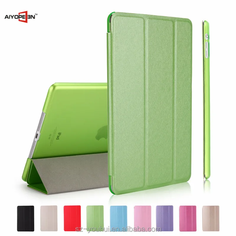 New Arrival Colorful PU Flip Cover Magnetic Case for iPad Air