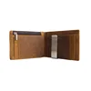 ISO9001 certificated directly factory REACH standard custom vintage slim wallet and men's wallet genuine leather wallet