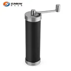 Wholesale manual stainless steel burr coffee mill grinder