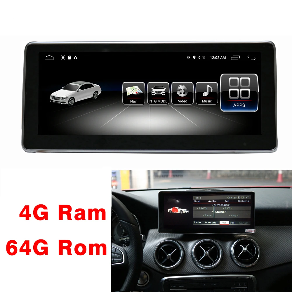10.25" Inch 4+64G GPS Navigation System for Merce Ben z A Class W176 Android 9.0 Car Radio Monitor
10.25" Inch 4+64G GPS Navigation System for Merce Ben z A Class W176 Android 9.0 Car Radio Monitor