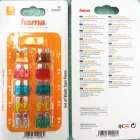 Auto standard car fuse set with axtractor blister packing