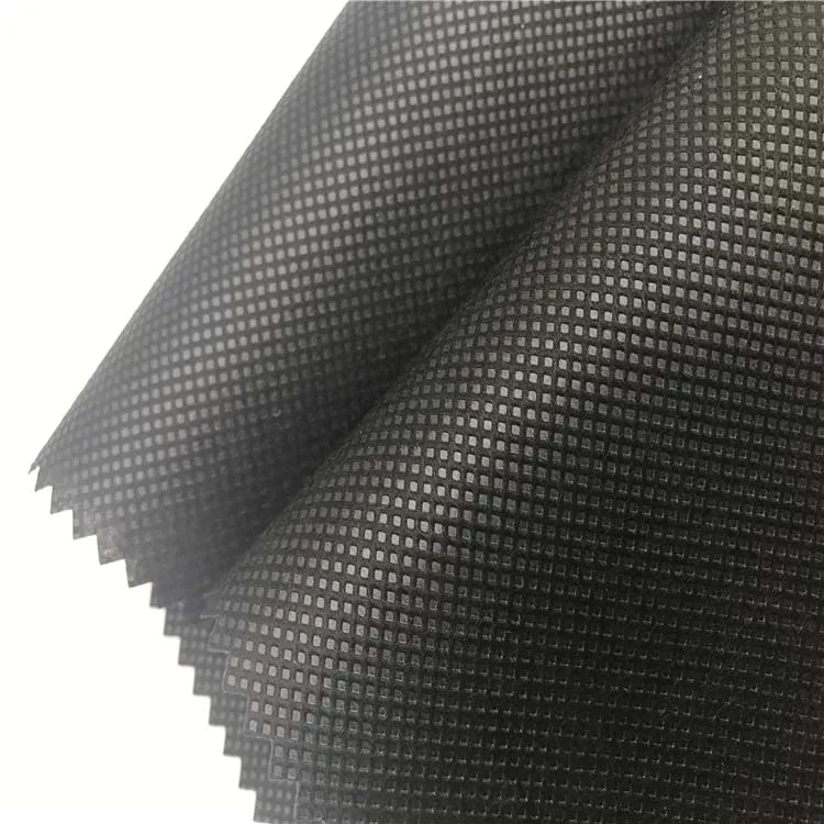 50gsm Black Eco-Friendly PP Spunbond Non Woven Fabric Rolls for Bags Manufacturing