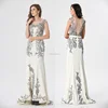 New fashion women long embroidered with beaded arabic latest design muslim dress