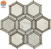 Fashion Design Natural White Marble Stone Mosaic tile for Wall Decoration