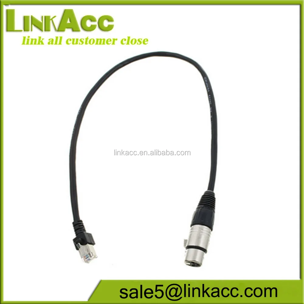 LKCL239 XLR female to RJ45 connector Cable - idealCable.net