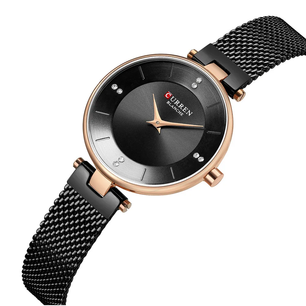 CURREN Brand 9031 Classic Ladies Watches With Rhinestone Women's Fashion Steel Mesh Watch Female Japan Movement Wrist Watch
CURREN Brand 9031 Classic Ladies Watches With Rhinestone Women's Fashion Steel Mesh Watch Female Japan Movement Wrist Watch