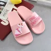 2018 summer hot styles cartoon anti-skid pink panther household small fresh trend bathroom men and woman slippers