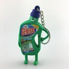 High quality Promotional customized shape pvc rubber oil bottle shape keychain 3d