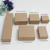 High Quality Necklace Pendant Ring Earring Packaging Gift Kraft Paper Jewelry Box
