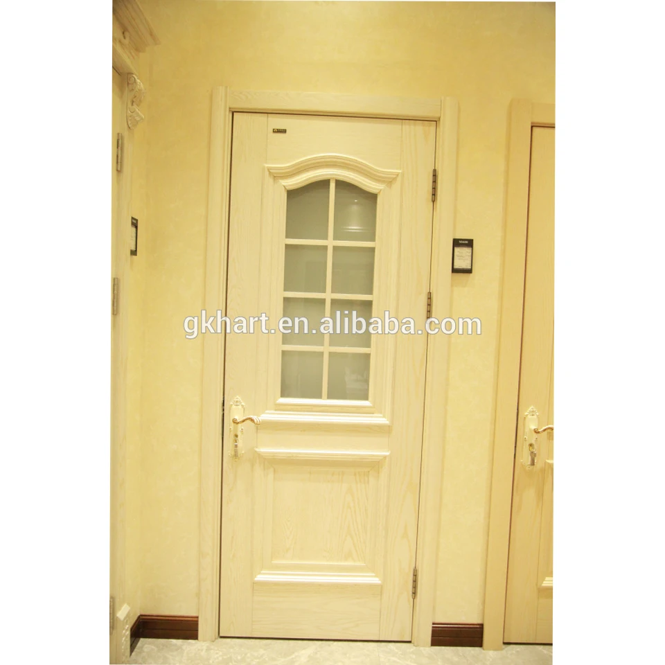 Antique design door Composite Room Wooden door more than 20 years factory