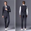 men`s Striped formal fashion latest design coat pant men suit