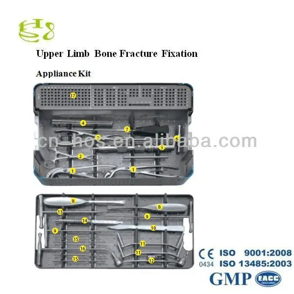 instrument operation appliance kit upper limb bone fracture