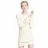 Plus Size Cotton Round Neck Pullover Fleece Sweaters Knitwear