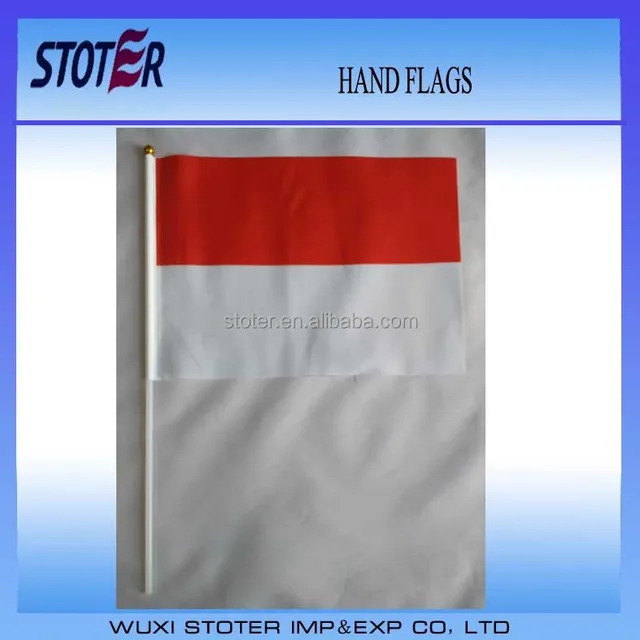 indonesia hand flag