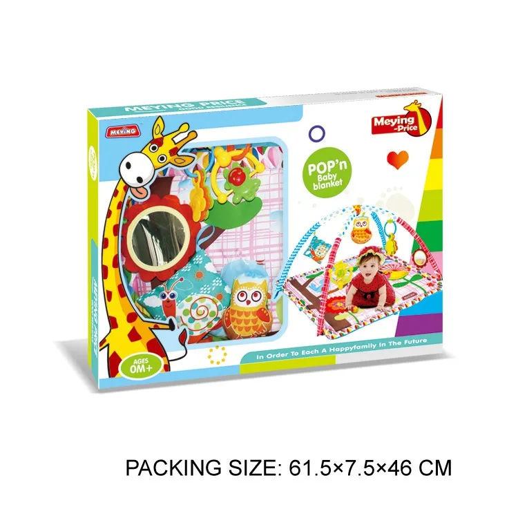 Bulk Buy Baby Blanket Toy With Baby Rattle china Gyms & Playmats