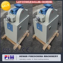 hot sale lab double roller crusher jaw crusher
