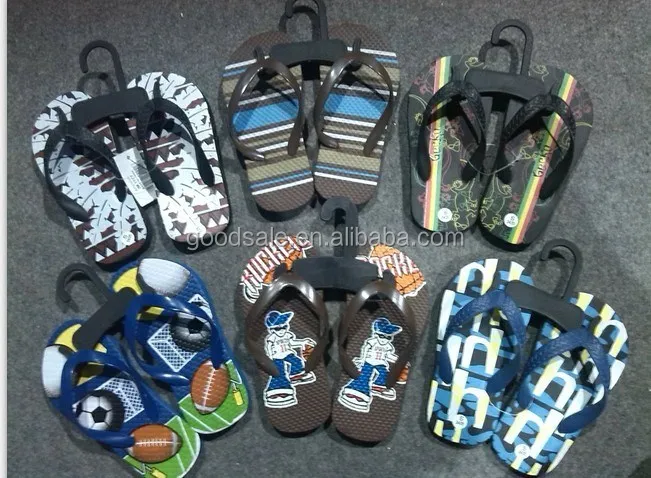 high quality flip flop solid color printed design pe sole pvc