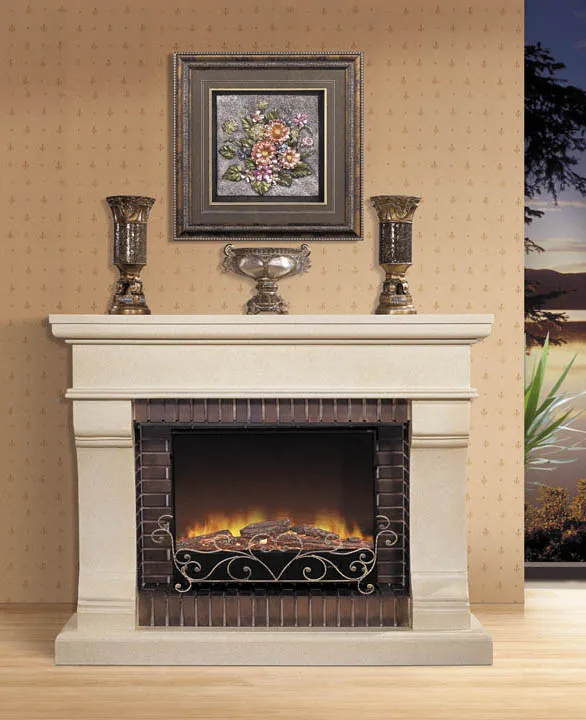 Classical Solid Wood Electric Fireplace Bf09 42078 View Used