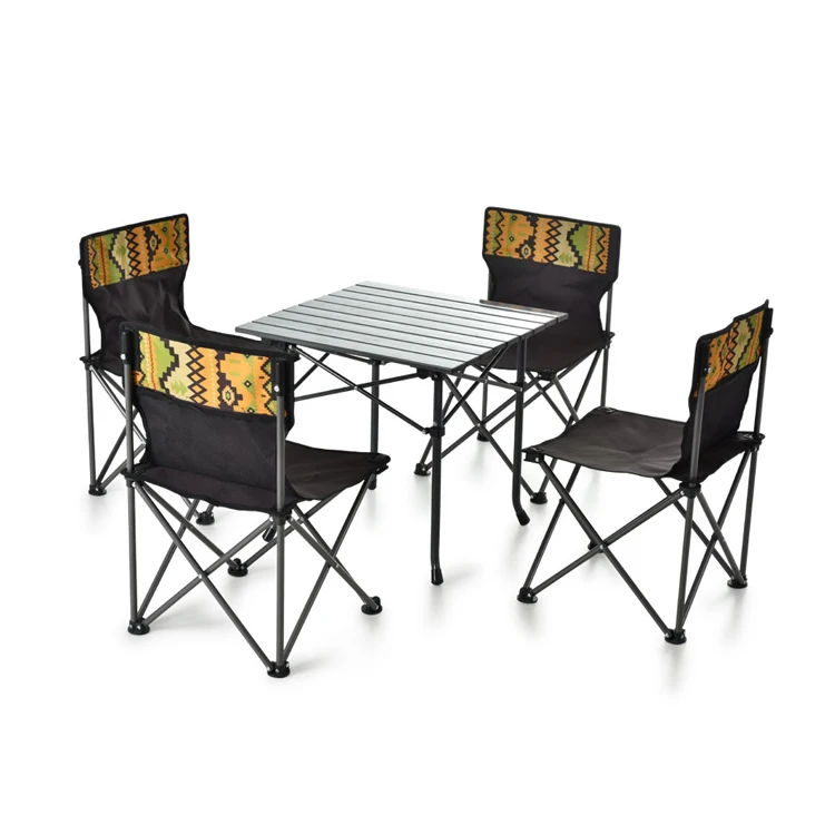 Outdoor Furniture Kids Camping Folding Table And Chair Set Buy