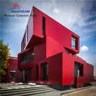 External wall building facades alucobond aluminum composite cladding
