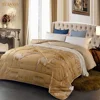 soft microfiber comforter with camel wool hair quilt