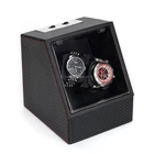 VIIWAYS carbon fiber leather watch winder automatic in pu leather material