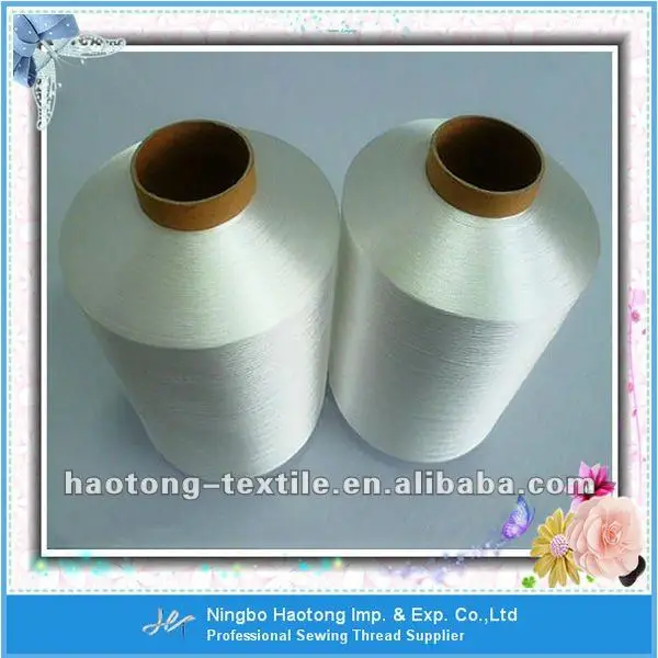 100% Polyester Sewing Thread Raw Material For Embroidery