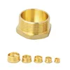 Brass Compression blanking plug end, fitting cap for plumbing