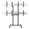 Hot sale movable height adjustable LED 2*2 tv stand