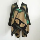 Cheap custom standard made branded women shawl winter