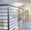 stainless steel railing design for balcony / inox balustrade