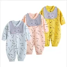 Wholesale 6-9 months unisex cotton infant toddlers clothing baby rompers