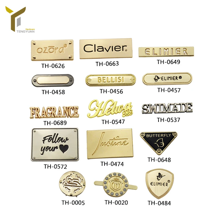 Nickle free bag fittings metal logo tag custom metal logo labels for handbags, Gold or customized
Nickle free bag fittings metal logo tag custom metal logo labels for handbags, Gold or customized