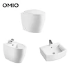 High quality bathroom suit ceramic floor standing toilet basin bidet
