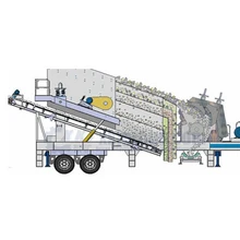 Low Price Used Mobile Jaw Stone Crushing Station Crusher Plant With Wheel