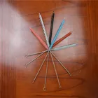 2019 6/8/10/15mm Diameter Stainless Steel Milk Tube Brushes Nylon Straws Cleaning Brush