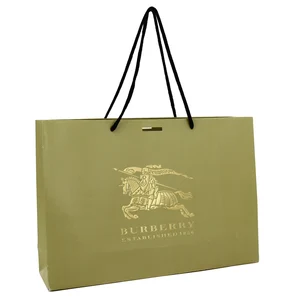 custom printed reusable luxury hand paper carry bag