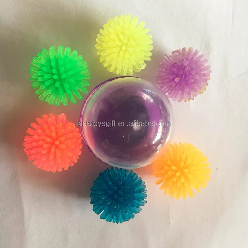 cheaper sticky yoyo glitter hand for 2" toy capsule