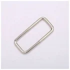 Factory sale delicate handbag hardware reversible square buckle for bags