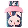 wholesale polyester children kids cartoon rabbit bear print bedsheets bed sheet