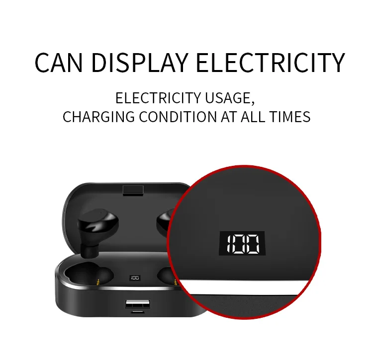 Wholesale Factory Price Earphone Earbuds Double Ear Wireless Headphone With Power Bank Function - ANKUX.COM