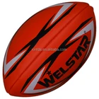 High Quality Soft Touch Toy Inflated Machine Sewn Rugby Ball For Children