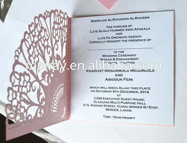 Paper Material And Regional Feature Western Style Wedding