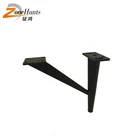 Foshan iron metal furniture hardware sofa leg antique decorative black chrome metal wholesale furniture legs