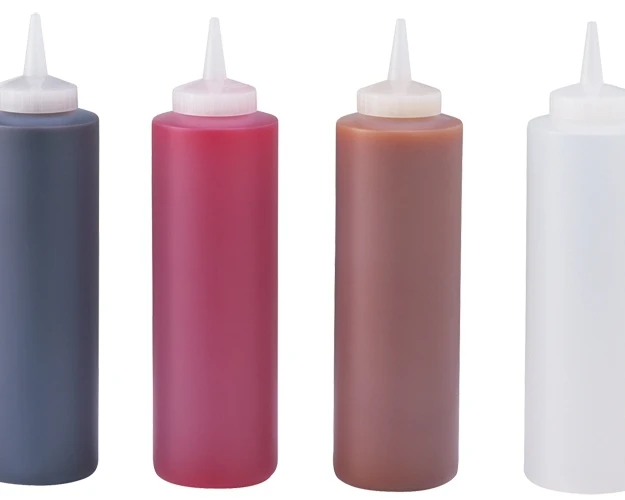 Plastic Sauce Squeeze Bottle In Different Size and Shape/Ketchup Bottle With Cap