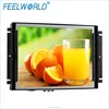 12.1inch led metal frame monitor with 4 wire resistive touchscreen HDMI