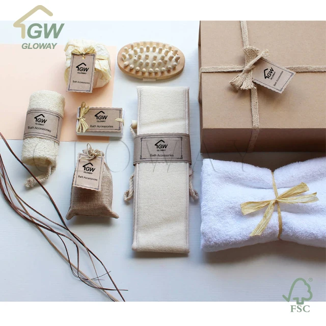 2018 newest design high quality bath set in gift box